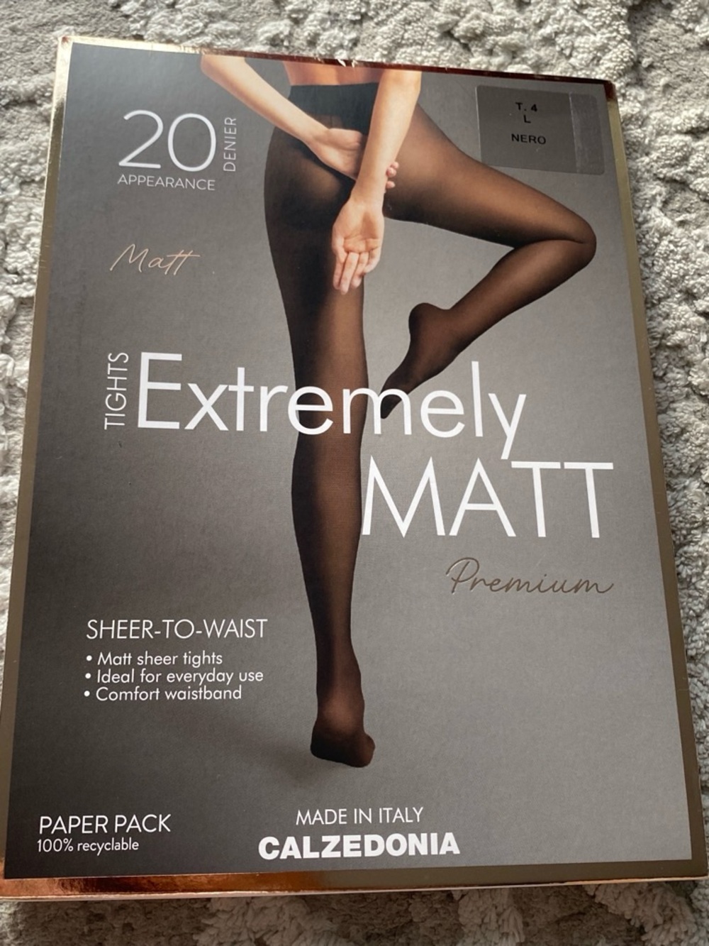 Calzedonia Extremely Matt 20 Denier Tights - Nero (Black)